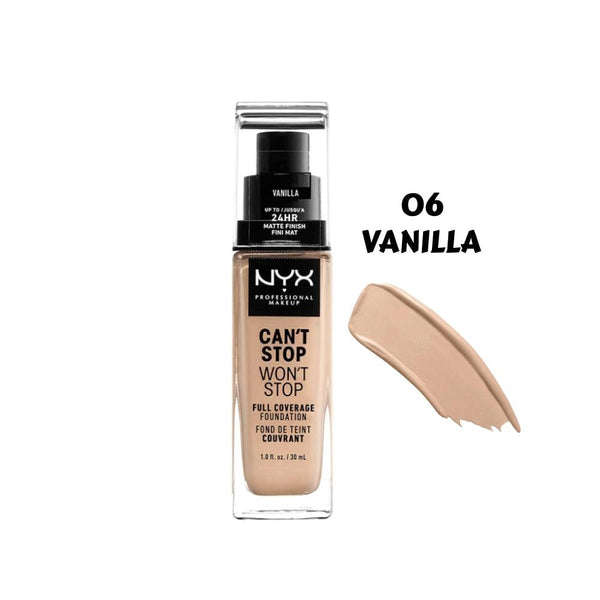 Professional Matte Liquid Foundation 06 Vanilla NYX 30ml