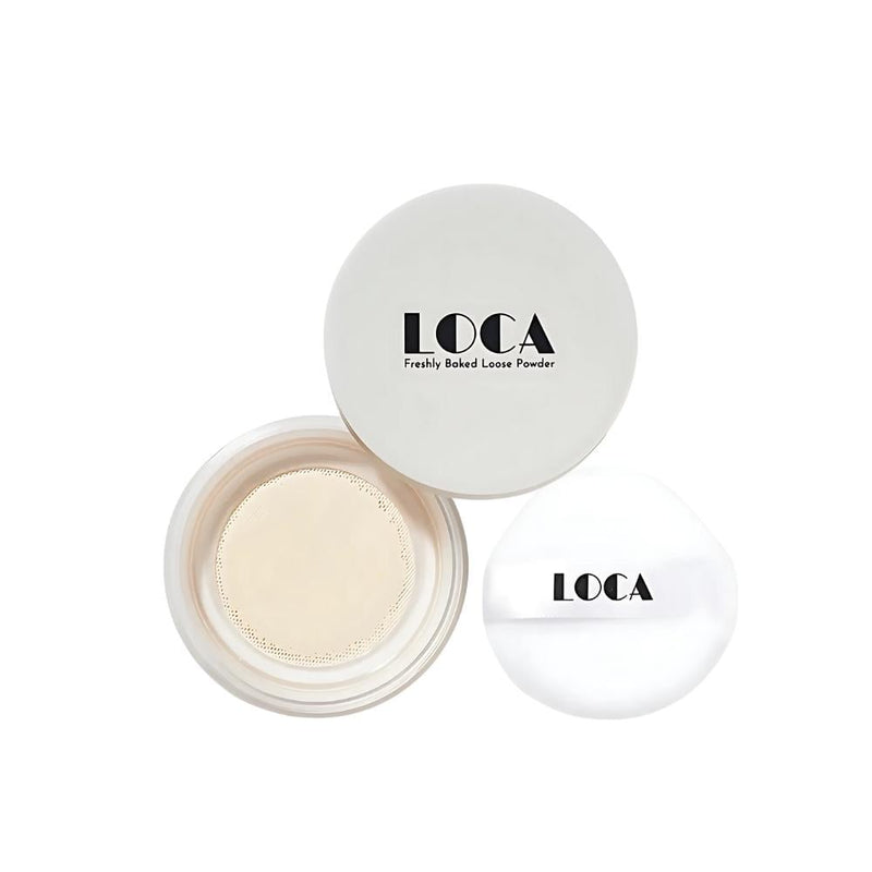 Loca Setting Powder, Matte Finish, Loose Powder, Shade 04 Butter Biscuit