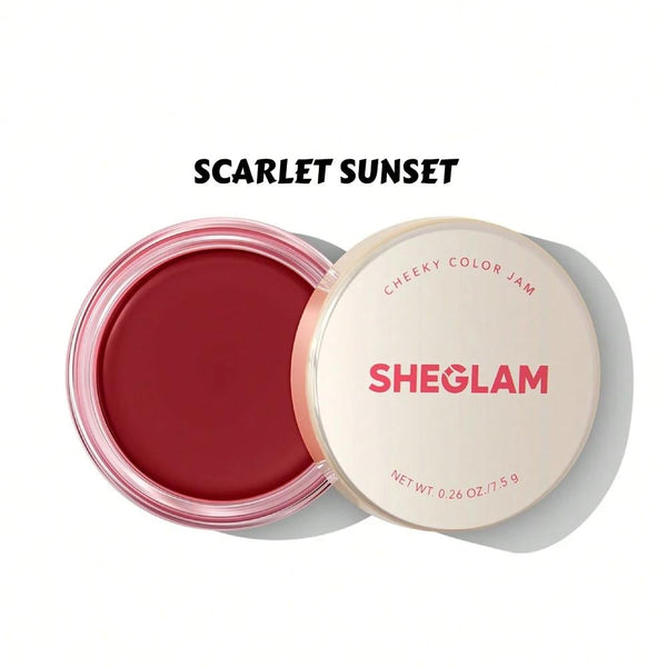Sheglam Sunset Matte Gel Blush, Cream-to-Powder Formula, 7.5g