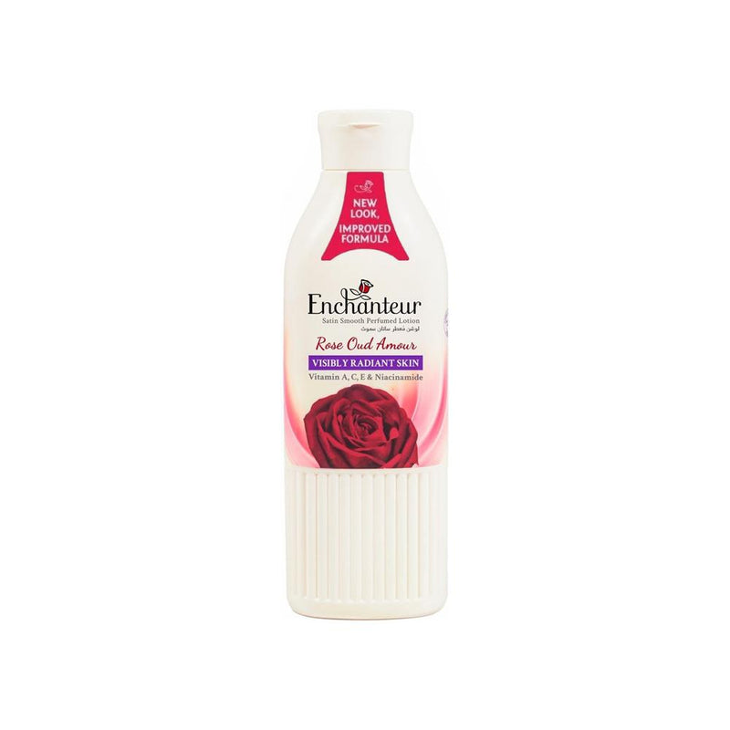 Perfumed Body Lotion Rose Oud Amour Satin Smooth Enchanteur 250ml