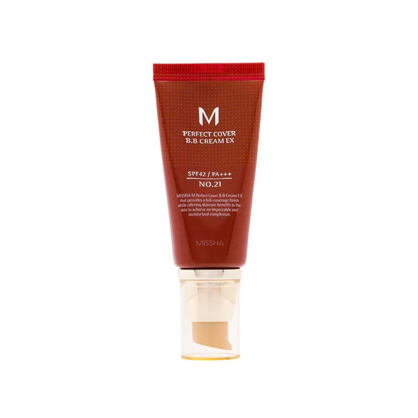 Missha M Perfect Cover BB Cream No.21 Light Beige SPF42 50ml