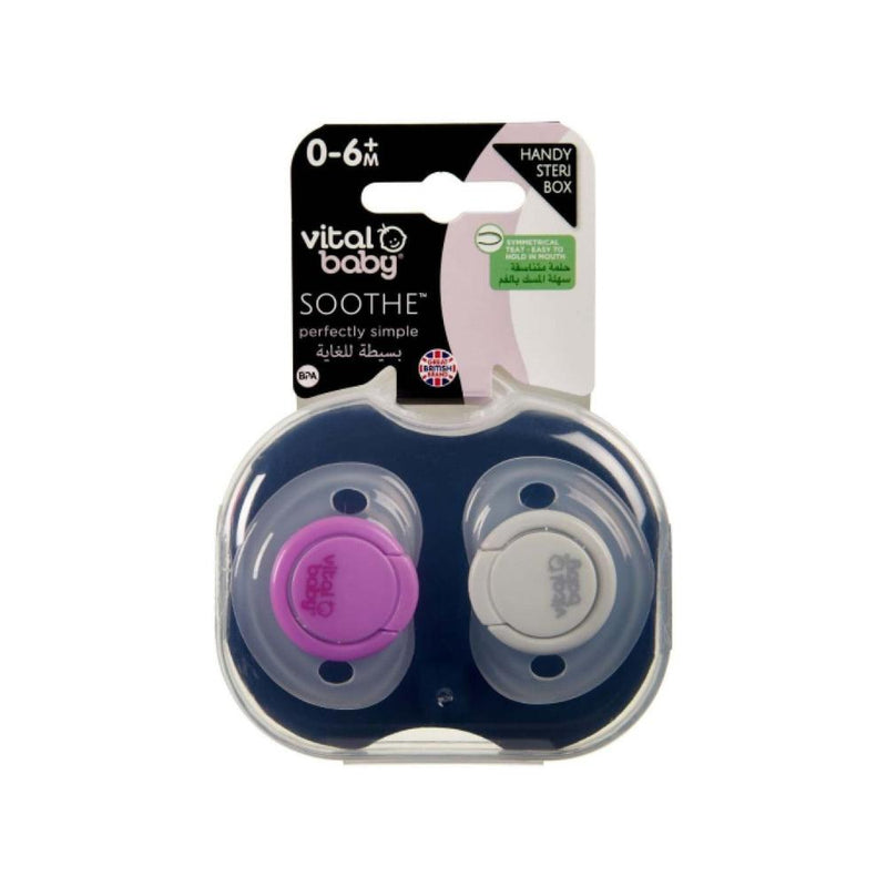 Best Pacifier 18 36 Months Soft Touch Soothie Vital Baby 2 Pack
