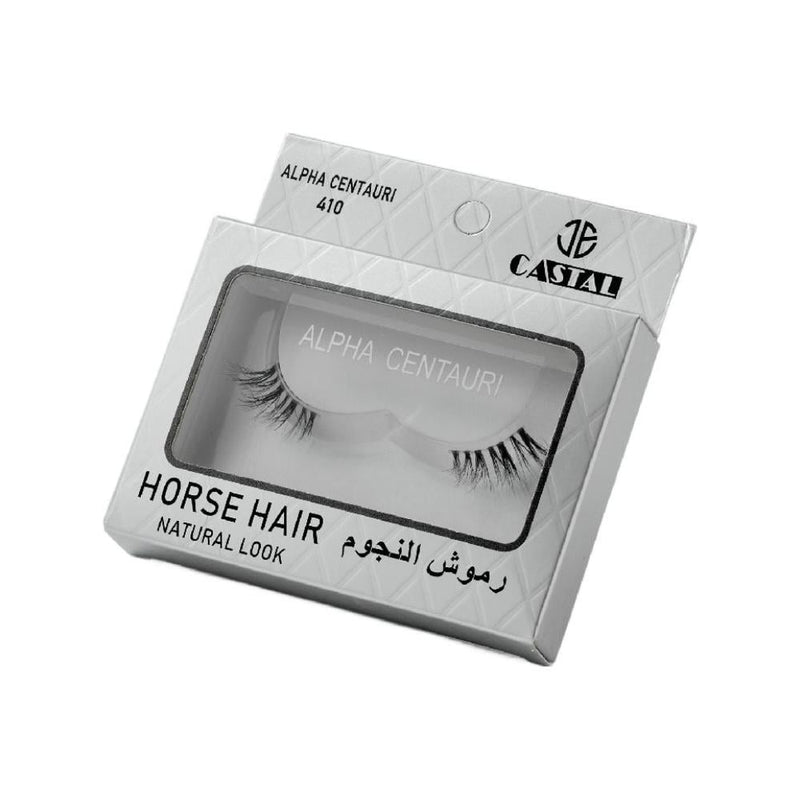 Natural Hair False Eyelashes Natural Look ALPHA CENTAURI 410 Castal 1 Pair