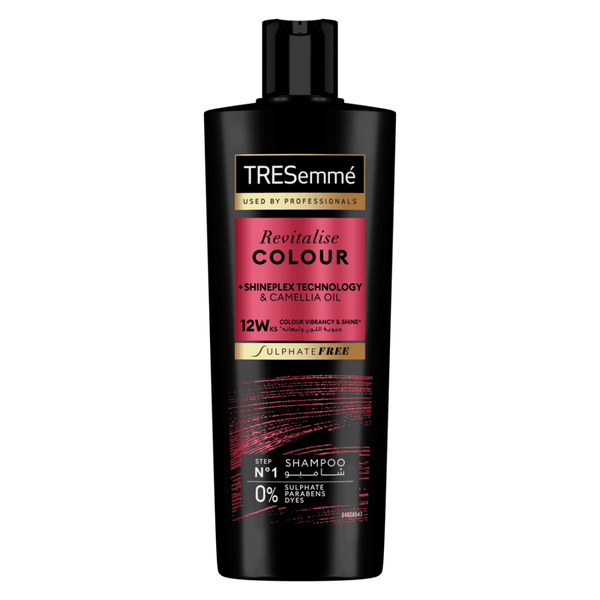 Shampoo for Oily Hair Colour Vibrancy Camellia Oil Tresemme 350ml