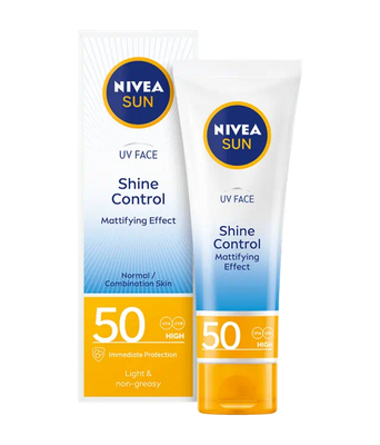 Nivea Sun Face SPF 50 Shine Control Cream 50ml - Oily Skin & Protection