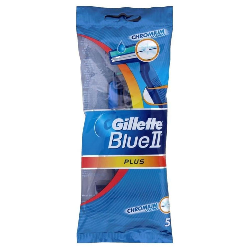 Gillette Blue 2 Plus Disposable Razor 5Pcs
