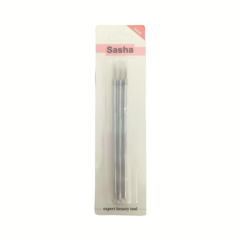 Sasha 3-Piece Stainless Steel Blackhead Removal Needle Set