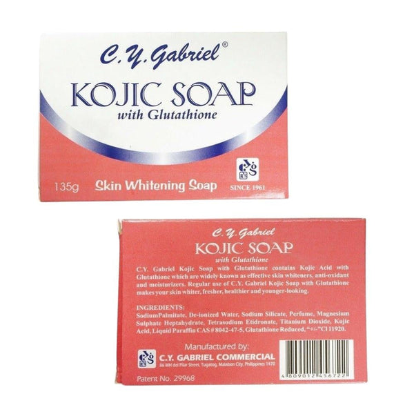 Cy Gabriel Kojic Soap with Glutathione, Skin Tone Evening, 135g