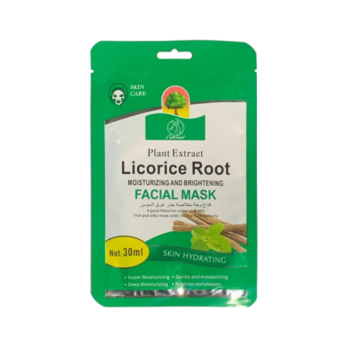 Soft Velvet Licorice Root Sheet Mask, Moisturizing, 30ml