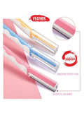 Feather Piany Razor Facial Hair Removal for Sensitive Skin 3pcs