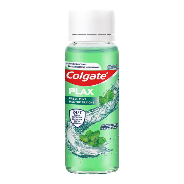 Fresh Breath Mouthwash Antibacterial Plaque Control Colgate Plax 100ml