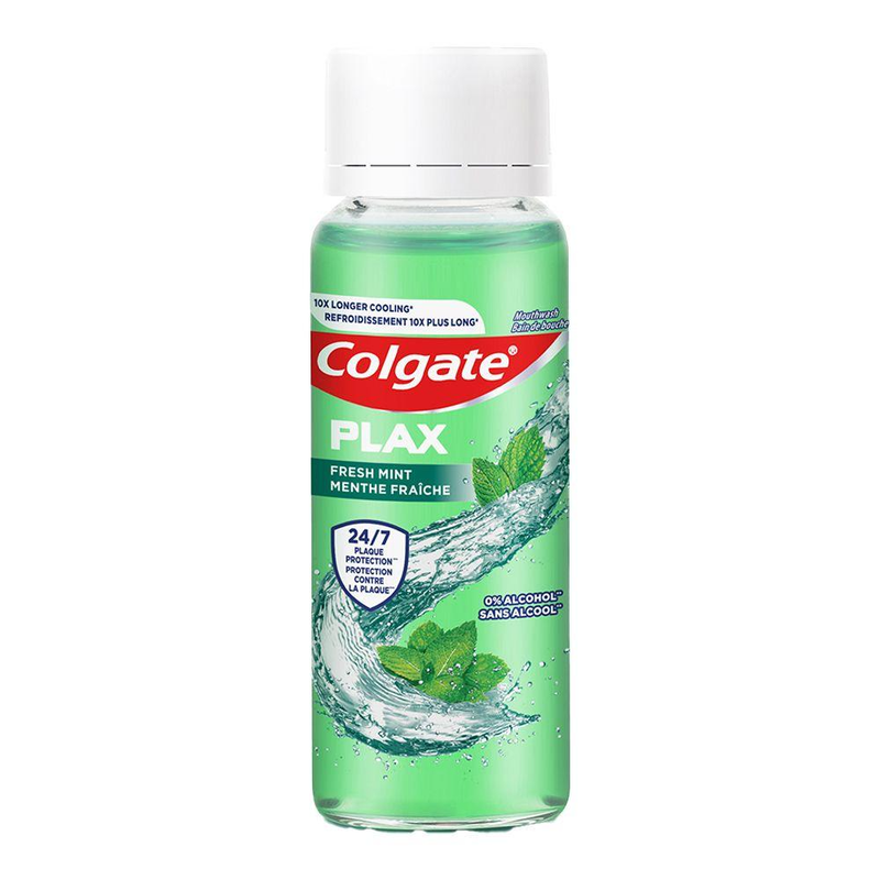 Fresh Breath Mouthwash Antibacterial Plaque Control Colgate Plax 100ml