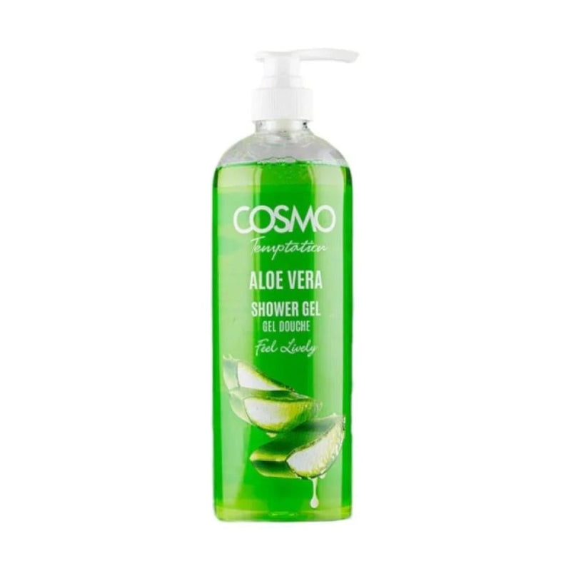 Cosmo Aloe Vera Shower Gel, Moisturizing Body Wash, 1000 ml