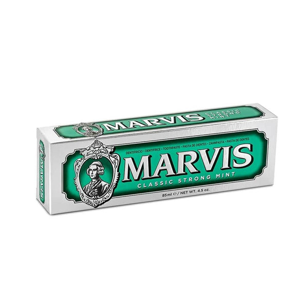 Classic Strong Mint Toothpaste Enamel Protection Freshness Marvis 85ml