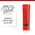 Best Matte Lipstick Velvet Finish Hydrating Bourjois 07 3.5g