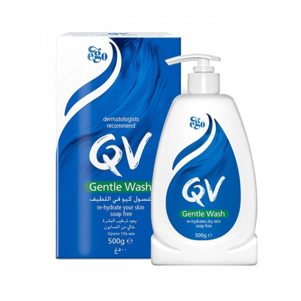 Qv Gentle Moisturizing Wash, Fragrance-Free, 500g