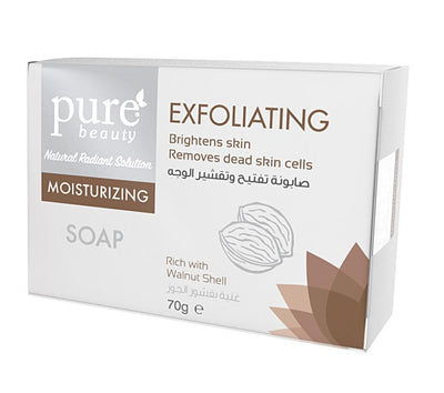 Purebeauty Exfoliating Soap - Cleanses & Exfoliates - 70Gr