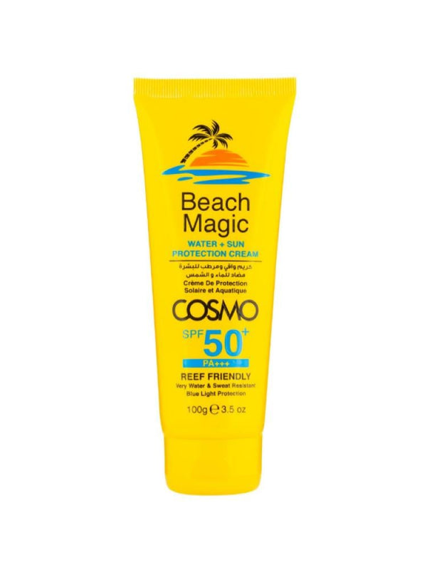 Cosmo Beach Magic SPF 50+ Sunscreen Cream - Water Resistant, 100g