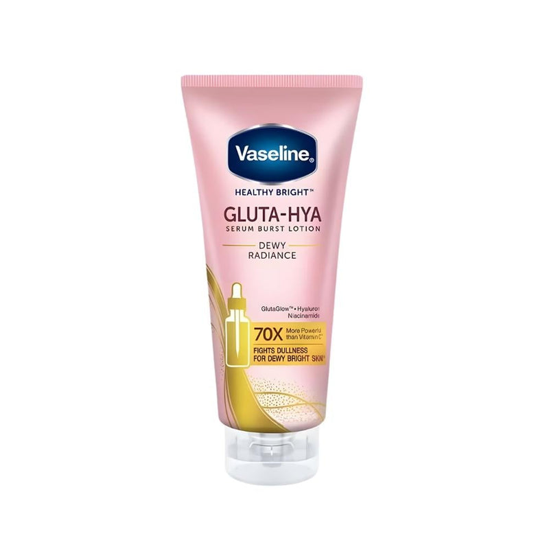 Vaseline Burst Gluta-Hya Dewy Radiance Serum Lotion with Niacinamide for Glowing Skin, 200ml