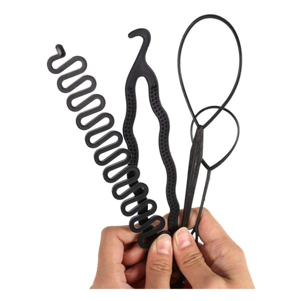 Maxdona Electric Hair Braiding Tool Kit with Clips and Straps