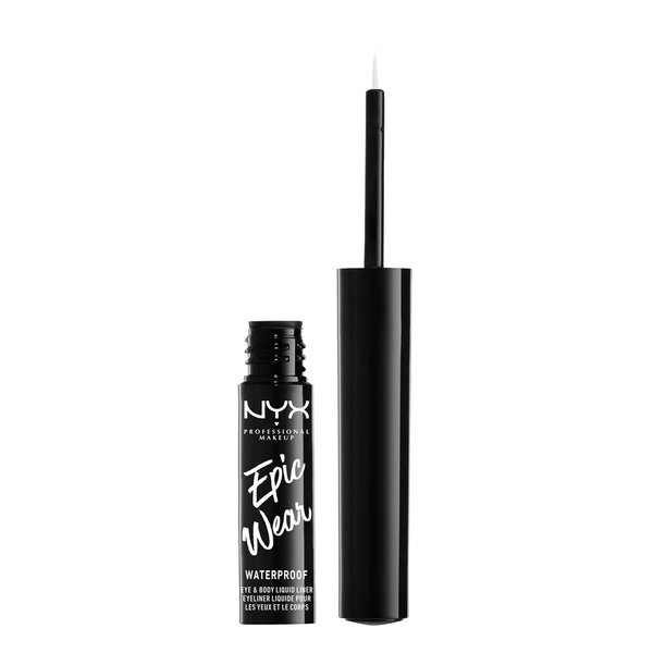 White Liquid Eyeliner Epic Wear Graphic Liner Precision Tip Nyx 3.5ml