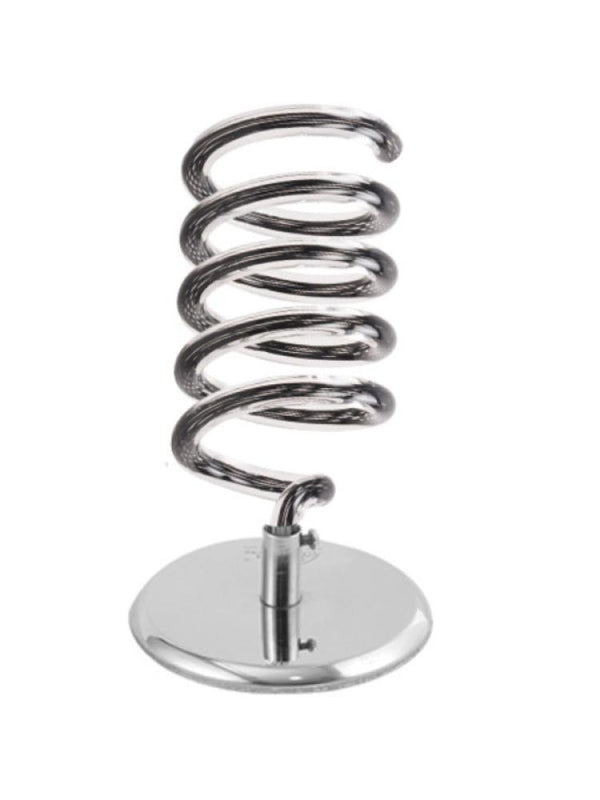 Salon System Hair Dryer Holder with Black Iron Base