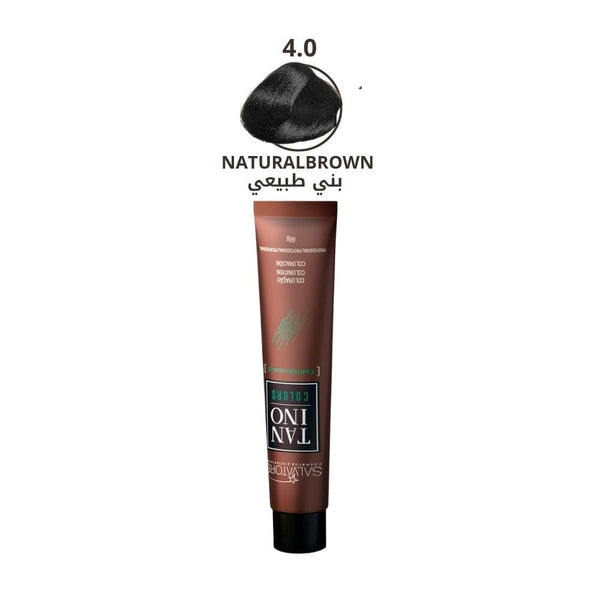 Brown Hair Dye Golden Brown Blonde 4.0 Tanino Interact Technology Salvatore 60g