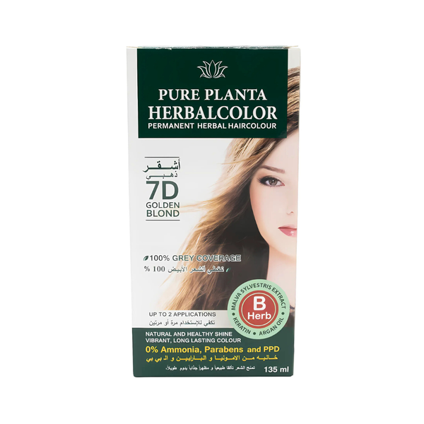 Best Golden Blonde Hair Dye Ammonia-Free Gray Coverage Pure Planta 135ml