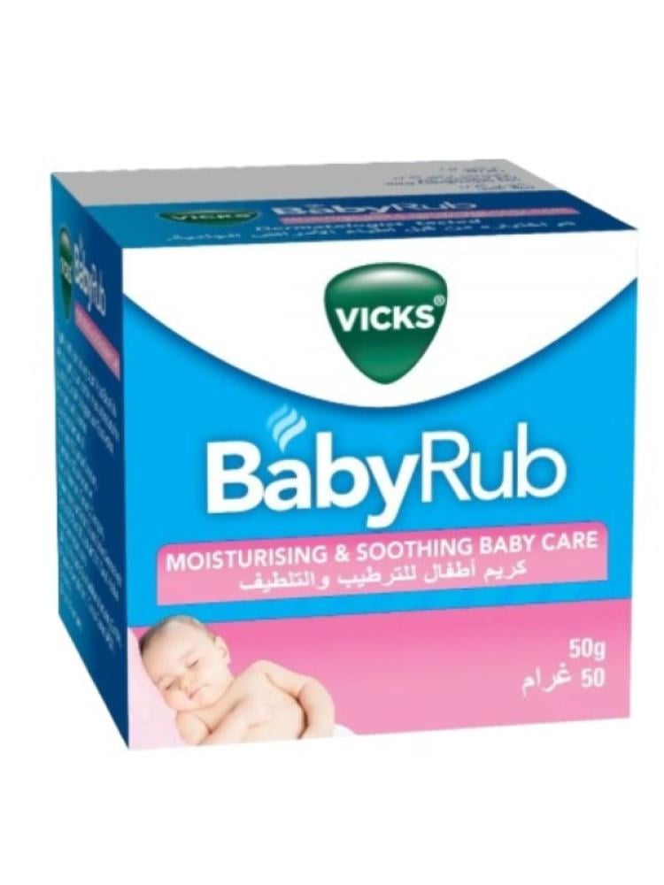 Vicks Baby Rub Soothing Chest Balm - For Infants 3+ Months, 50g
