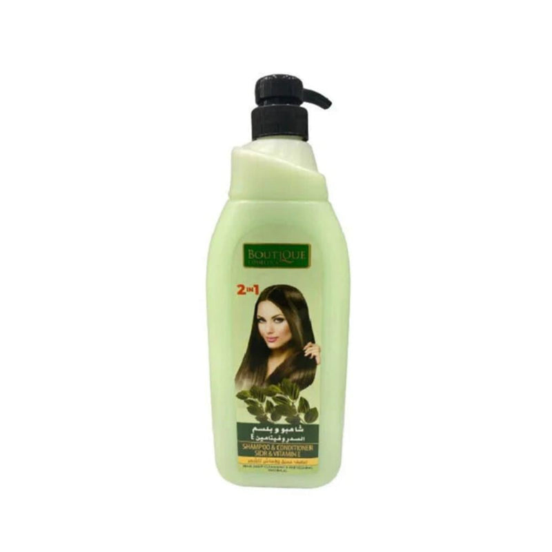 Boutique Sidr Shampoo and Conditioner Set with Vitamin E, 1000 ml
