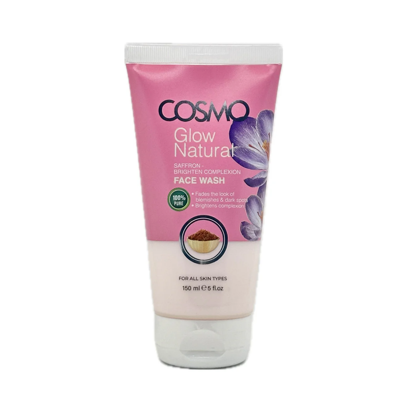 Cosmo Saffron Brightening Face Wash, 150ml, All Skin Types