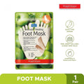 Foot Mask for Dry Heels Intensive Softening Apple Extract Shea Butter Purederm 1 Pair