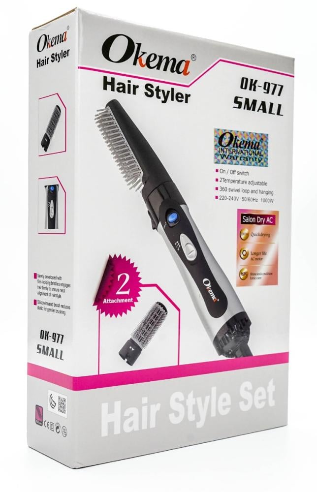 Mini Travel Hair Dryer Foldable Compact Styling Tool Okema OK977