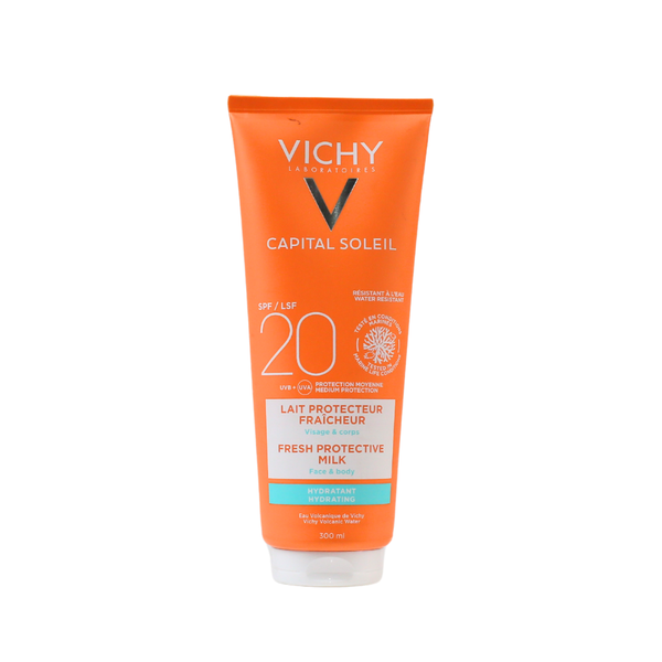 Vichy Fresh Protective Milk SPF 50 Face and Body Sunscreen 300ml