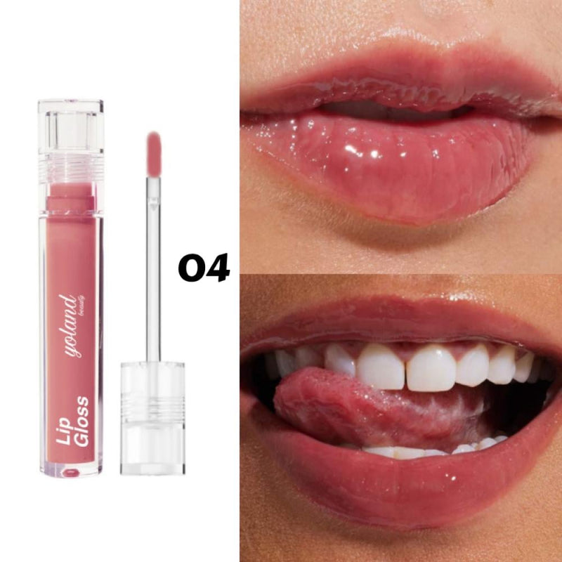 Yolande Beauty Lip Gloss, Plumping Formula, No. 04, 6ml