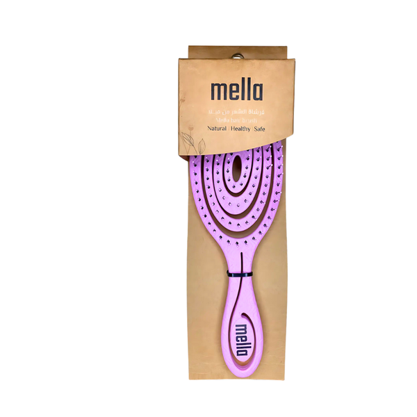 Best Hairbrush for Fine Hair Professional Oval Pink Mila PB04