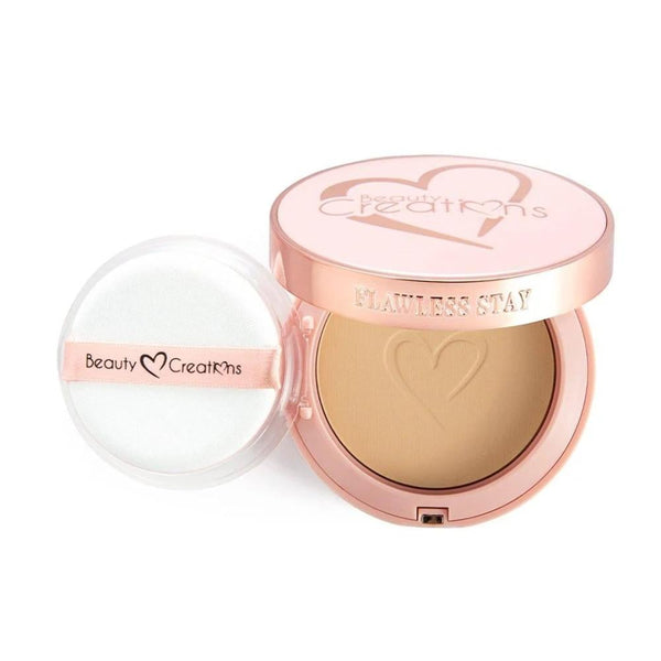 Beauty Creations Stay Flawless Pressed Powder Foundation Matte Finish Shade 6.0