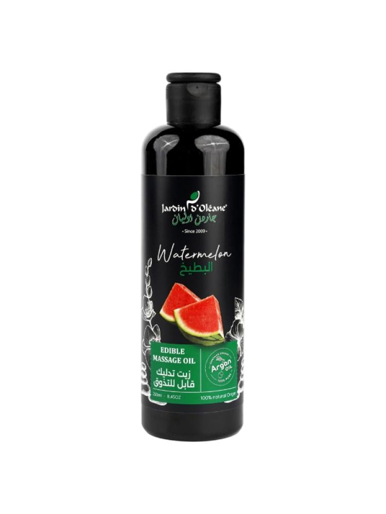 Jardin Oleane Watermelon Flavored Edible Massage Oil, 250ml