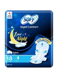 Sofy Maxi Thick Long Night Pads - 18 Count