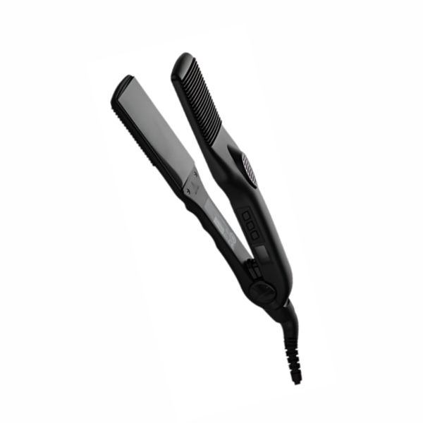 Max Elegance Wide Ceramic Hair Straightener, 450F Adjustable Temperature