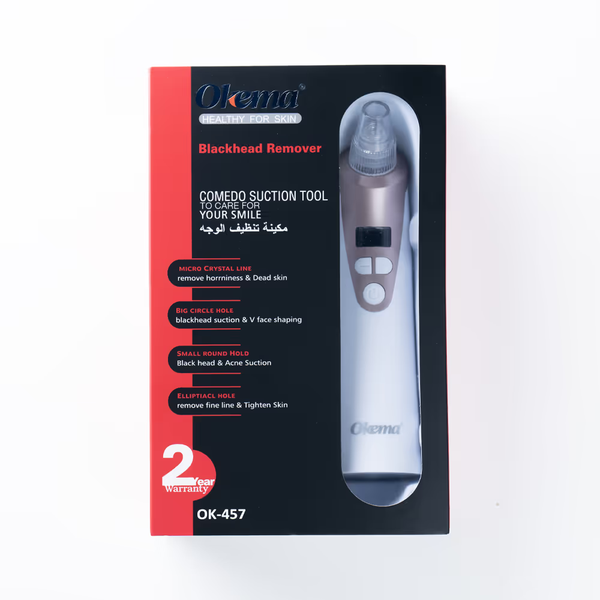 Electric Facial Blackhead Remover Vacuum Suction Pore Cleaner Okema