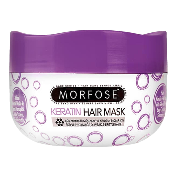 Keratin Hair Mask Deep Nourishing Repair Formula Morfose 250ml