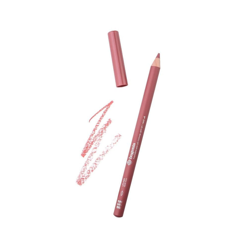 Dark Brown Lip Liner Vivid Dark Rose 004 Creamy Definition Bogenia 1.2g