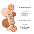 Bourjois Air Mat Foundation, Matte Finish, 24-Hour Wear, 03 Light Beige