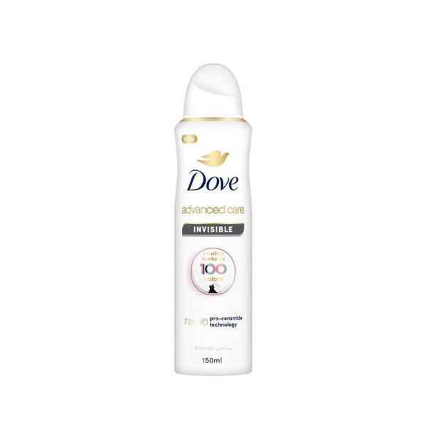 Dove Invisible Dry Antiperspirant Deodorant Spray, 48-Hour Protection, 150ml