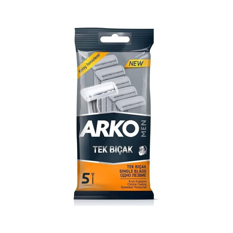Arko Men's Razor Blades 5 Count