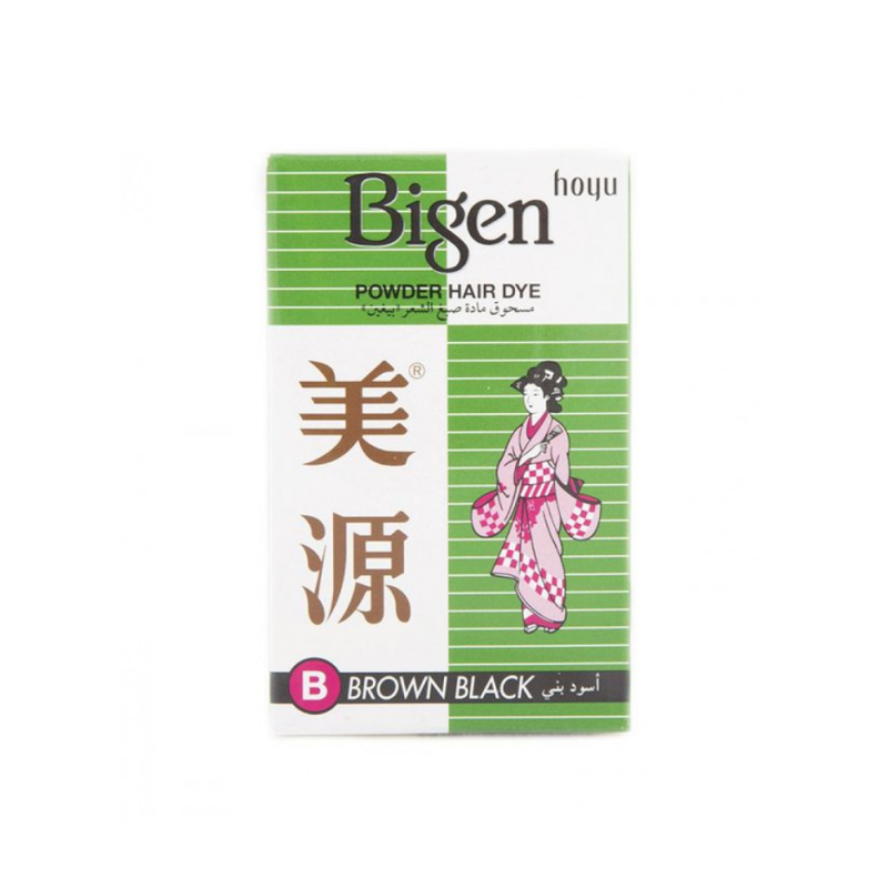 Bigen Hair Dye Powder, Brown Black, 6g
