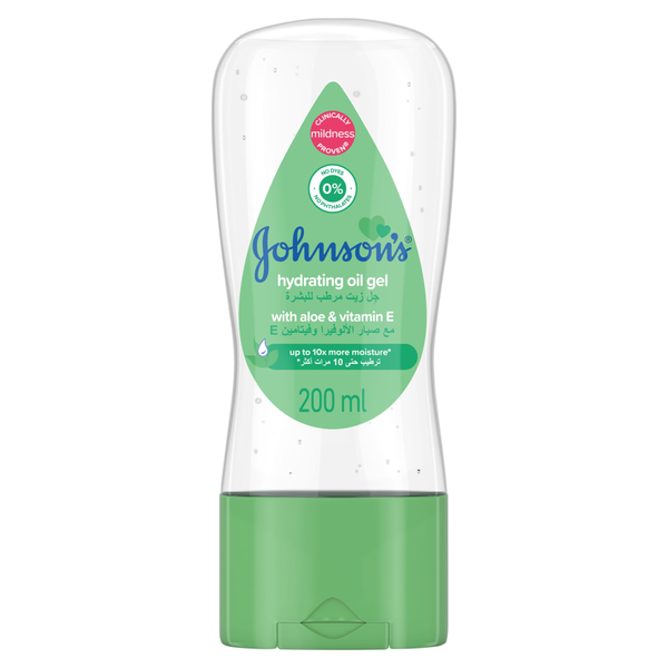 Johnson & Johnson Oil Gel Aloe & Vitamin E Hydrating 200ml Johnson Baby 200ml