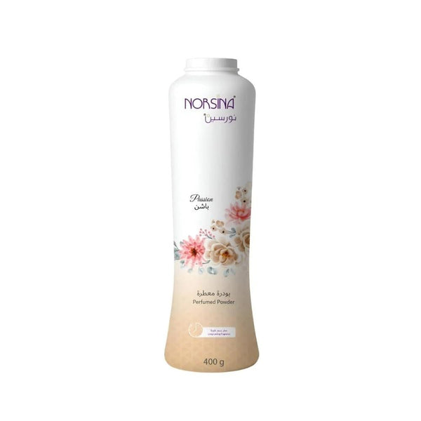 Norsina Passion Perfumed Body Powder, Moisture Absorbing, 400g