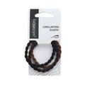 Basicare Elastic Hair Ties, Knitted Ponytail Holders, 3 Count